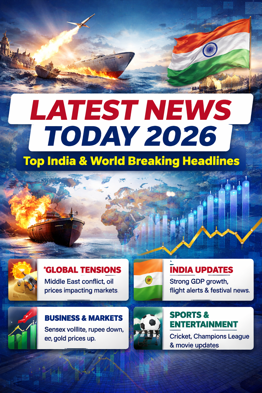 Latest News Today 2026: Top India &amp;amp;amp; World Breaking Headlines